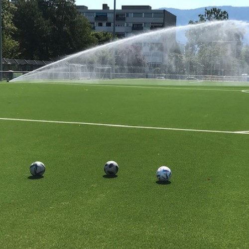 Retest Football - Lancy - 2022 c3s contrôle des sols sportifs suisse - expert réglementation installations sportives terrain de sport sols surfaces indoor et outdoor gazon naturel gazon artificiel surface sportive