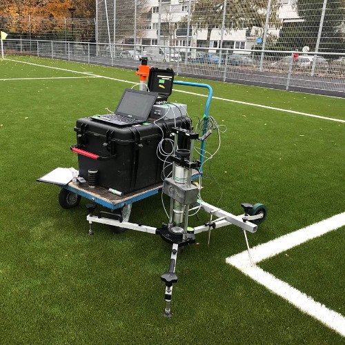 Homologation terrain de football - Lancy - 2021 c3s contrôle des sols sportifs suisse - expert réglementation installations sportives terrain de sport sols surfaces indoor et outdoor