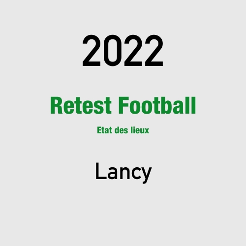 2022 Retest Football - Lancy - 2022 c3s contrôle des sols sportifs suisse - expert réglementation installations sportives terrain de sport sols surfaces indoor et outdoor Maître d'oeuvre SportFloor