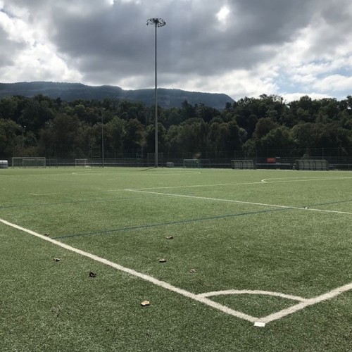Retest Football - état des lieux et renouvellement d'homologation - Genève 2021 c3s contrôle des sols sportifs suisse - expert réglementation installations sportives terrain de sport sols surfaces indoor et outdoor