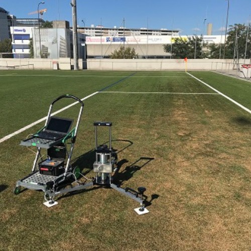 Retest Football - état des lieux et renouvellement d'homologation - Lancy 2021 c3s contrôle des sols sportifs suisse - expert réglementation installations sportives terrain de sport sols surfaces indoor et outdoor