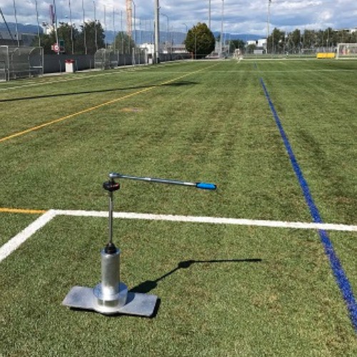 Retest Football - état des lieux et renouvellement d'homologation - Lancy 2021 c3s contrôle des sols sportifs suisse - expert réglementation installations sportives terrain de sport sols surfaces indoor et outdoor