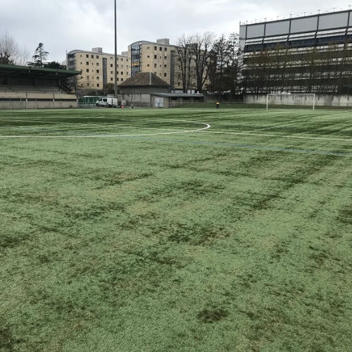 Retest Football - Etat des lieux et renouvellement d'homologation - Genève 2023 c3s contrôle des sols sportifs suisse - expert réglementation installations sportives terrain de sport sols surfaces indoor et outdoor